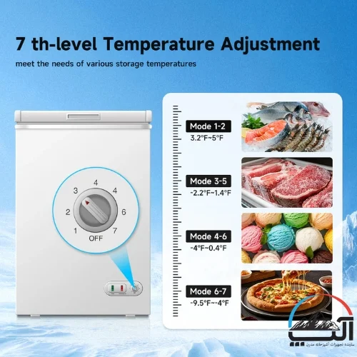 تنظیم درجه یخچال صندوقی