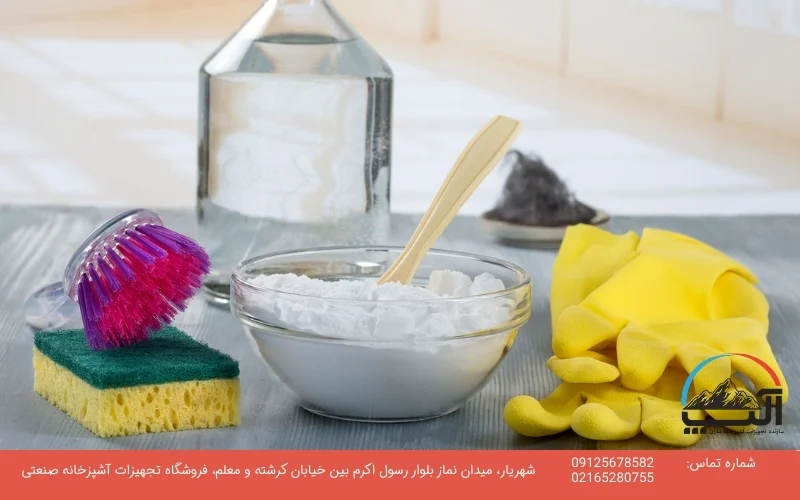 سینی فر با چی تمیز کنیم