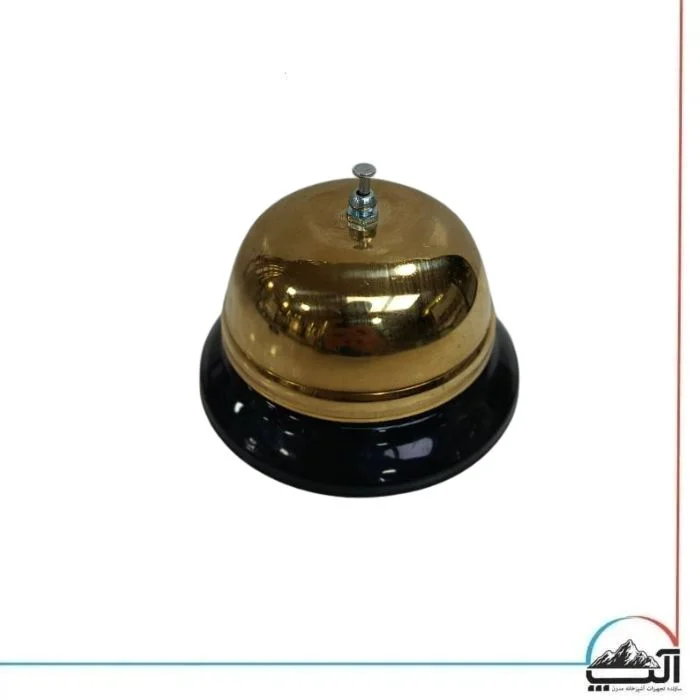 زنگوله رومیزی استیل طلایی